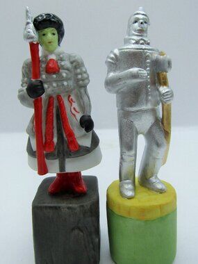 1995 Star Jars Set of Tin Man and Winkie Guard Salt and Pepper Shakers